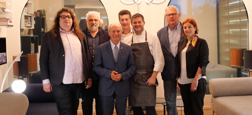 La famiglia Togn e i vini di Gaierhof ospiti di Peter Brunel per il menù 'stellato' dedicato alla cucina dei monasteri del